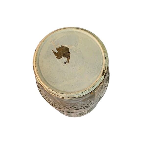 Vintage VLASIC FARMS Large Glass Pickle Jar 60 oz Embossed with Lid - Picture 2 of 4
